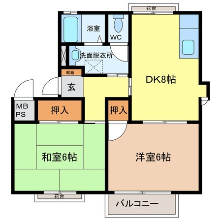 シャネルスィートの物件間取画像